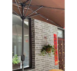 Quitasol rectangular balcón ventana pared 2.4m