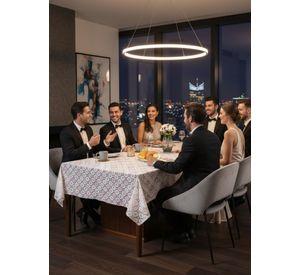 Mantel Decorativo Diseño Encaje Geométrico Moderno Jhn