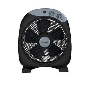 Ventilador Kendal Box 12 Pulgadas Kf-12b3 Negro Con Timer