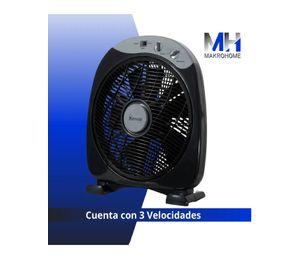 Ventilador Kendal Box 12 Pulgadas Kf-12b3 Negro Con Timer