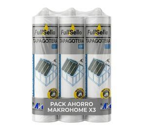 3 Und Sellador Tapagoteras Profesional Fullsello Pega Mojado Blanco