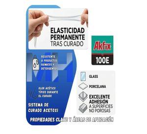 Pack 6 Silicona Universal Antibacteriana Akfix 100e 280ml