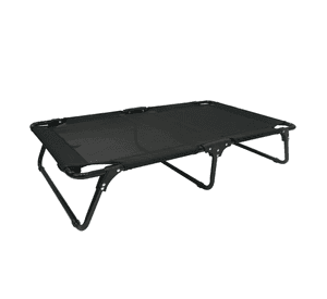 Cama Elevada Para Perro Talla M Plegable 30 Kg Negra