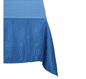 Mantel Cuadrado Geometrico Azul Electrico 150x150 cm