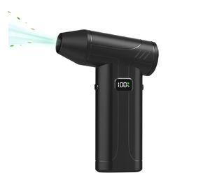 Soplador de Aire Inalámbrico 100000 RPM Limpiador de Polvo para PC Teclado Cámara Auto Negro