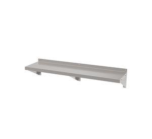Repisa Mural Lisa 120 x 30 Cms Acero Inoxidable