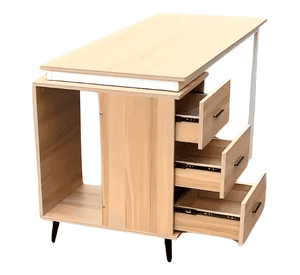 Escritorio oficina cajoneras 140x60x75cm chic home