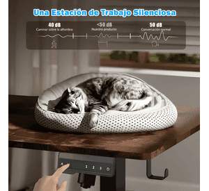 Escritorio altura ajustable eléctrico ciriaca 120cm