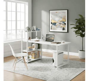 Escritorio h oficina 120x60x70cm chic home