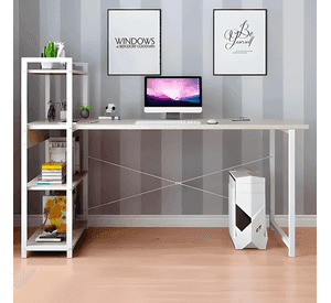 Escritorio h oficina 120x60x70cm chic home