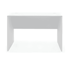 Mesa oficina escritorio melamina 120x60 form Blanco #4