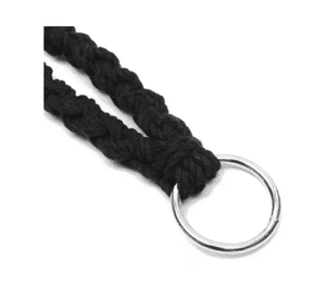 Silla hamaca colgante para terraza o jardín color negro