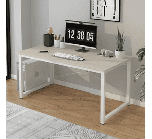 Escritorio moderno liso oficina madera 120x60x75cm homer