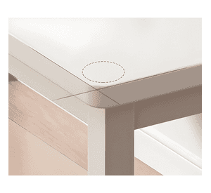Escritorio moderno liso oficina madera 120x60x75cm homer