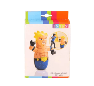 Luchador Porfiado Inflable 3-D Bop Bags