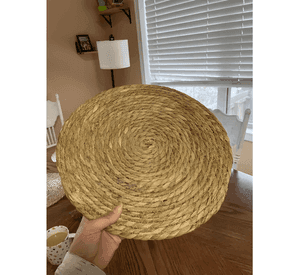 Set 6 individuales mantel fibra natural yute 35 CM