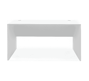 Mesa oficina escritorio melamina 150x70 form Blanco