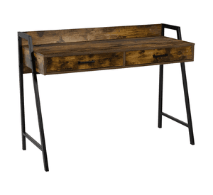 Escritorio industrial USB top living desk-23 Marrón
