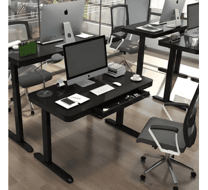 Escritorio home office cosmo eléctrico form Negro #2