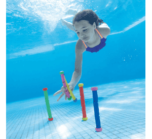 Juego Piscina 5 Play Sticks Bajo el Agua