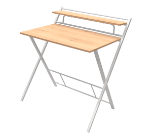 Escritorio plegable relan tripoli compacto simil Blanco