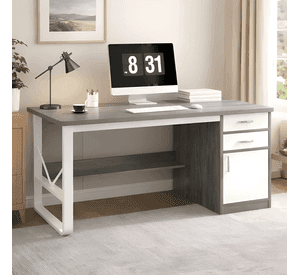 Escritorio moderno con cajoneras 120x60x72cm para oficina