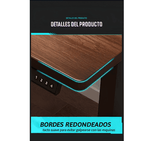 Escritorio eléctrico altura ajustable 140cm oficina hogar