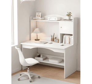 Escritorio oficina con organizador solido 120x48x115cm