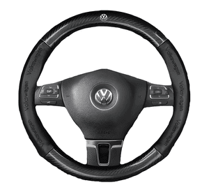 Funda de Volante de Fibra de Carbono de 38 Cm con Forma Ultr