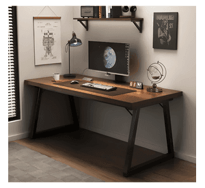 Escritorio pata metal oficina 100x60x75cm gruesa 30mm #12