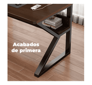 Mesa escritorio de metal moderna compacta y resistente #4
