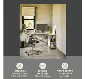 Escritorio minimalista moderno escritorios Marrón