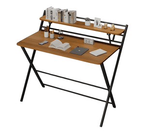 Escritorio plegable 100x50x93cm con repisa