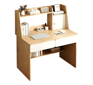 Escritorio con estanteria 80*110cm cajón gabinete oficina