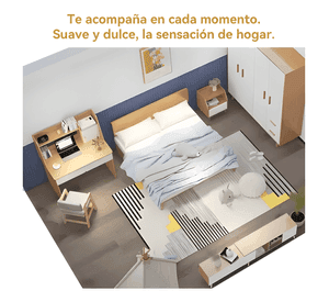 Escritorio con estanteria 80*110cm cajón gabinete oficina