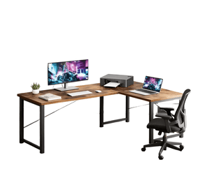 Escritorio esquinero en forma l gamer 125cm