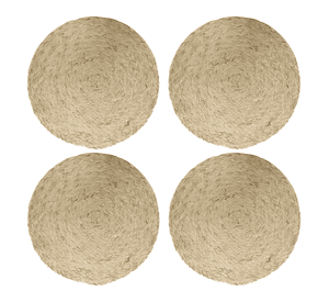 Set 4 individuales fibras naturales uluwatu de ø35cms ®