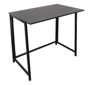 Escritorio plegable top living wengué compacto Marrón