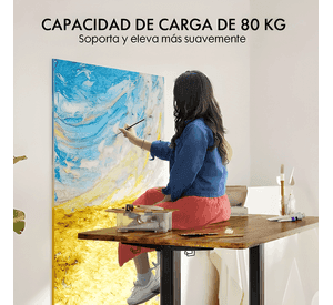 Escritorio altura ajustable eléctrico 120cm altura regulable
