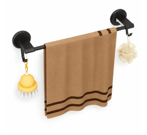 Toallero Multifuncional De Pared Con Ganchos Adhesivo Ba o