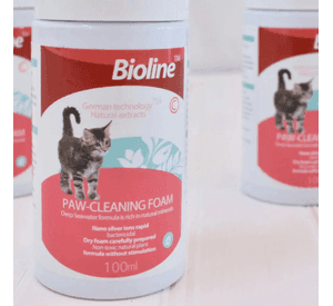 Espuma Limpia Patas Con Cepillo Mascotas Perro Gato 100ml