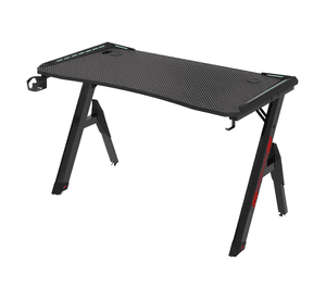 Escritorio gamer con luces 120x60x73cm Negro #3