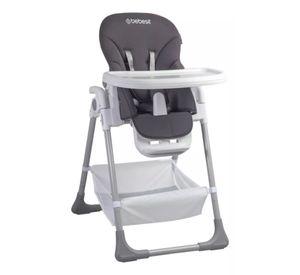 Silla de Comer Bebé Plegable Bebesit Snack con Diseños Gris
