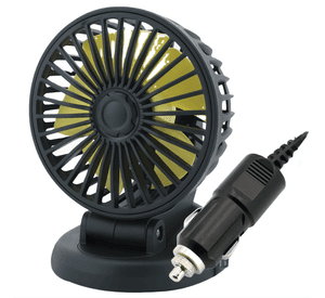 Ventilador Para Auto Giratorio 360° 12v