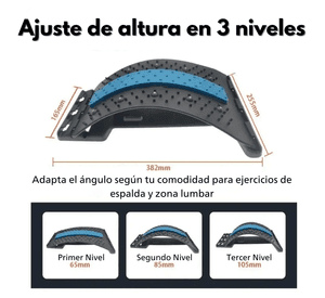 Soporte Estirador Lumbar Espalda Baja 3 Niveles