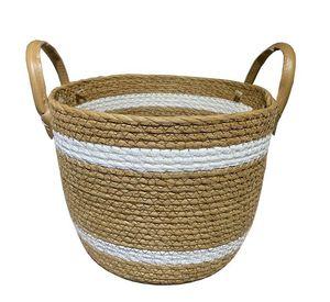 Canasto de Fibra Seagrass 25x17x20 cm. Natural 25x17x20 cm