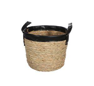 Canasto de Fibra Seagrass 30x28 cm. Natural ø30 x28 cm