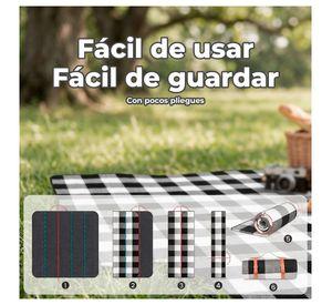 Manta Picnic Impermeable 200x150 cm Plegable con Asa