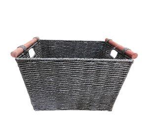 Canasto de Fibra Seagrass 41x32x26 cm. Natural 41x32x26 cm