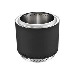 Brasero K-Fire 70 Negro Kaltemp + Base | Sin Humo Acero Inoxidable
